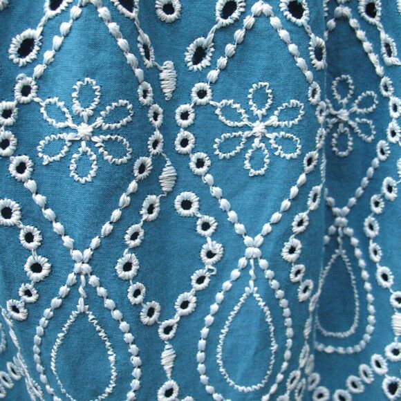 Shoshanna Zona Eyelet Midi Dress - Picture 7 of 13